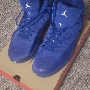 RARE BLUE SUEDE JORDAN XIIs